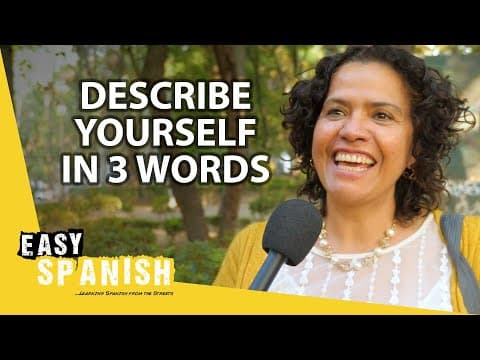 We Asked People to Describe Themselves in 3 Words | Easy Spanish 351 - Learn Spanish with this beginner spanis